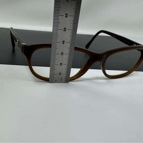 Rare Authentic Chanel 3236-Q c.1276 Brown 53mm Frames Eyeglasses Frame No Lenses - Picture 10 of 15